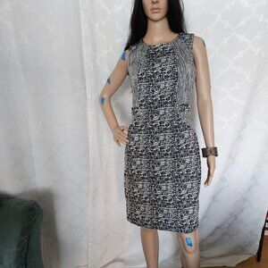 **Calvin Klein Chic Modern Patterned Dress**